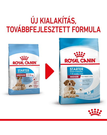 ROYAL CANIN MEDIUM STARTER MOTHER & BABYDOG - közepes testű kölyök vemhes kutya száraz táp 1 kg