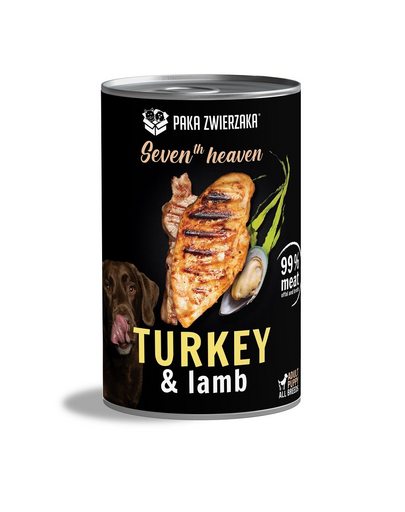 PAKA ZWIERZAKA Seventh Heaven Turkey&Lamb Pulyka és bárányhús 6x400 g
