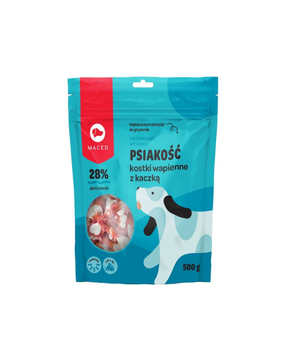 MACED Kutyacsont Lime kockák kacsával 500 g