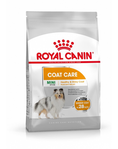 ROYAL CANIN MINI COAT CARE - száraz táp kistestű felnőtt kutyák részére a szebb szőrzetért és az egészséges bőrért 3kg