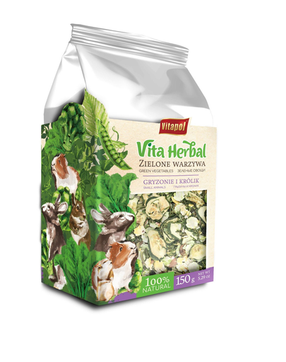 VITAPOL Zöld zöldség  rágcsálóknak 150g