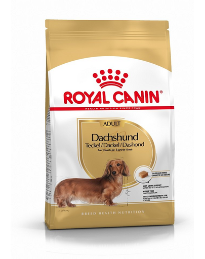 ROYAL CANIN DACHSHUND ADULT - Tacskó felnőtt kutya száraz táp 7,5 kg