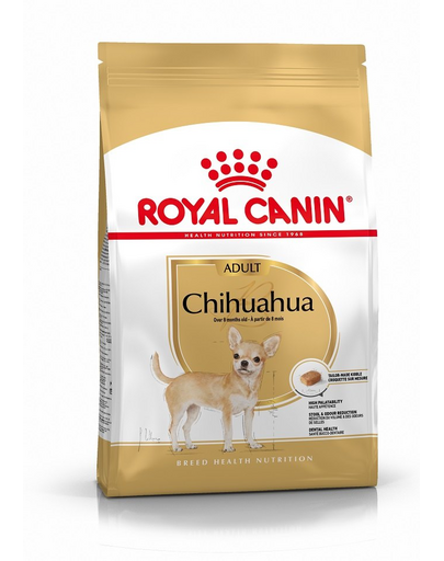 ROYAL CANIN CHIHUAHUA ADULT - Csivava felnőtt fajta kutya száraz táp 0,5 kg