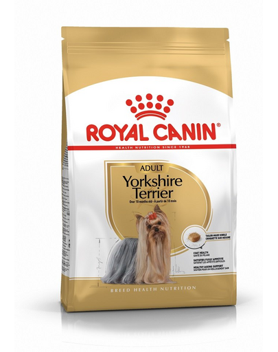 ROYAL CANIN YORKSHIRE TERRIER ADULT 15 kg (2 x 7.5 kg) Yorkshire Terrier felnőtt kutya száraz táp