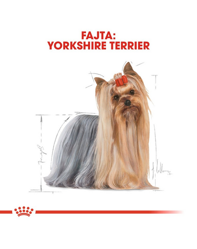 ROYAL CANIN YORKSHIRE TERRIER ADULT 15 kg (2 x 7.5 kg) Yorkshire Terrier felnőtt kutya száraz táp