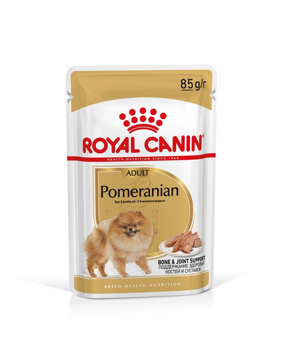 ROYAL CANIN POMERANIAN ADULT 85g Miniatűr spitz felnőtt kutya nedves táp