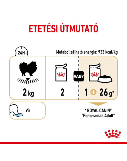 ROYAL CANIN POMERANIAN ADULT 85g Miniatűr spitz felnőtt kutya nedves táp