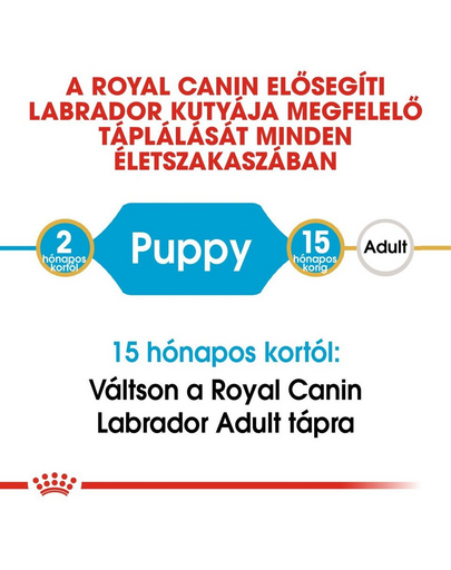 ROYAL CANIN LABRADOR PUPPY 24 kg (2 x 12 kg) Labrador Retriever kölyök kutya száraz táp