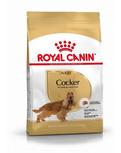 ROYAL CANIN COCKER ADULT - Cocker Spániel felnőtt kutya száraz táp 24 kg (2 x 12 kg)