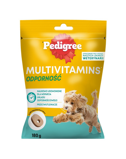 PEDIGREE Multivitamins Immunitás Csirke 180 g Immunitáskiegészítő felnőtt kutyáknak