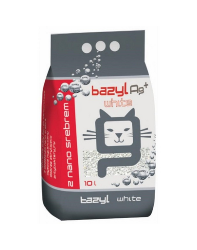 BAZYL Ag+ Compact White 20 L macskaalom nano-ezüsttel