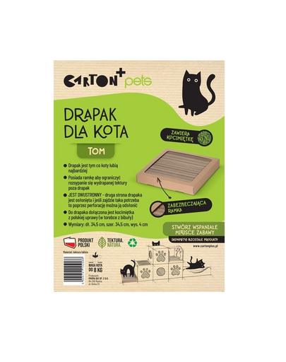 CARTON+ PETS Karton macskakaparó Tom