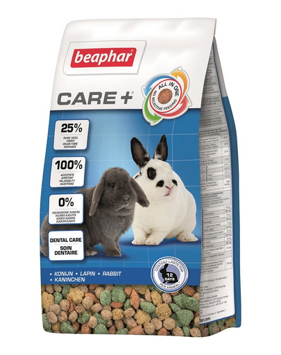 BEAPHAR Care+ Rabbit 5 kg Super Premium takarmány nyulaknak