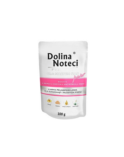 DOLINA NOTECI Prémium Junior eledel pulykaszív és libamáj  0,1 kg