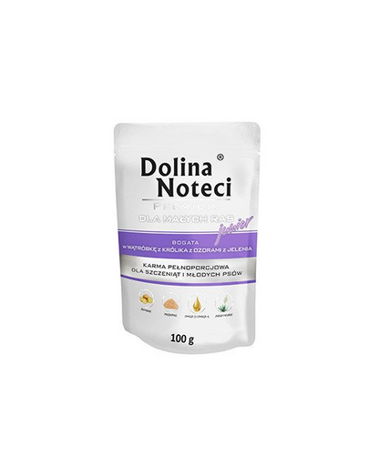 DOLINA NOTECI Prémium Junior nyúl májjal és őz nyelvvel 0,1 kg