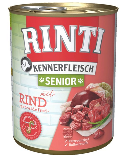 RINTI Kennerfleish Senior Beef 800 g marhahússal idősebb kutyáknak
