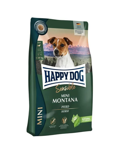 HAPPY DOG Sensible Mini Montana 4kg lóhússal