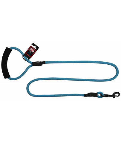 PET NOVA Nylon póráz fogantyúval, zsinór 120 cm / 1 cm, kék