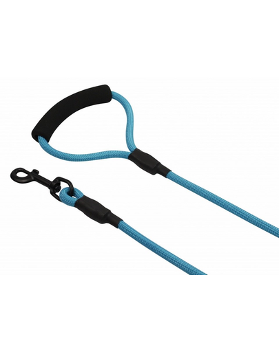 PET NOVA Nylon póráz fogantyúval, zsinór 120 cm / 1 cm, kék