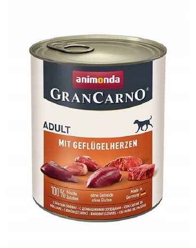 ANIMONDA GranCarno Sertéshús baromfiszívvel a kutyának 6x800 g