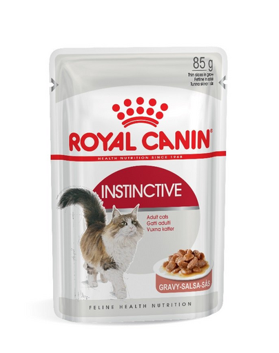 ROYAL CANIN INSTINCTIVE GRAVY - felnőtt macska szószos nedves táp 85g x12