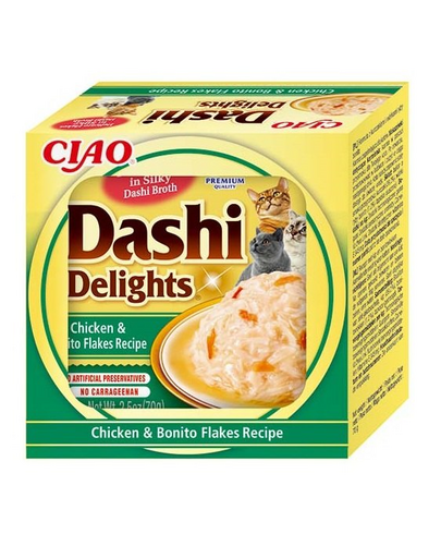 INABA Cat Dashi Delights Csirkehús és tonhal 70 g