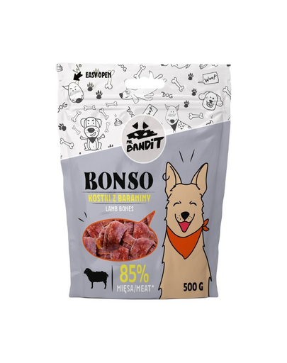 MR. BANDIT Bonso birkahús kockák kutyáknak 500 g