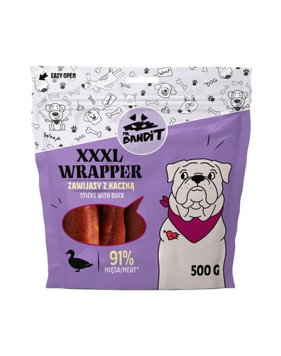 MR. BANDIT Wrapper XXXL kutyáknak kacsa 500 g