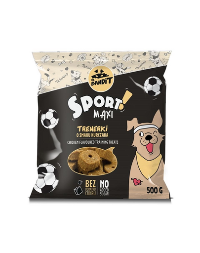 MR. BANDIT Sport Maxi Tréning jutalomfalat Csirke ízesítéssel, 500 g