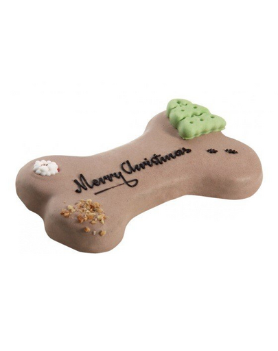 LOLO PETS Torta kutyáknak "Merry Christmas" diós - csokoládés