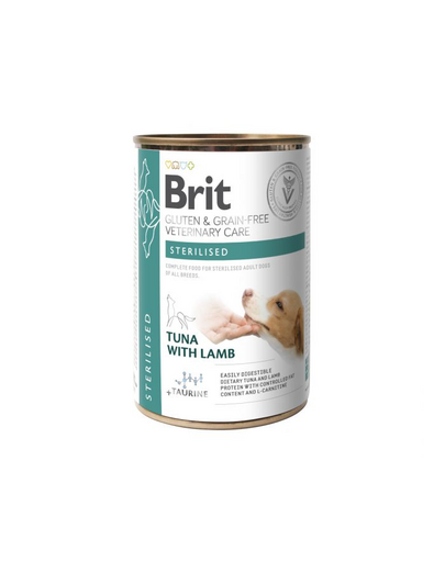 BRIT Grain Free Veterinary Care Sterilised 400 g tonhal báránnyal