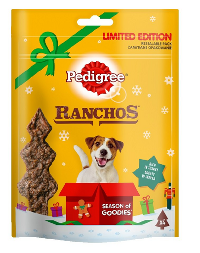 PEDIGREE Ranchos Pulykahús ízű jutalomfalat felnőtt kutyáknak 7 x 52 g