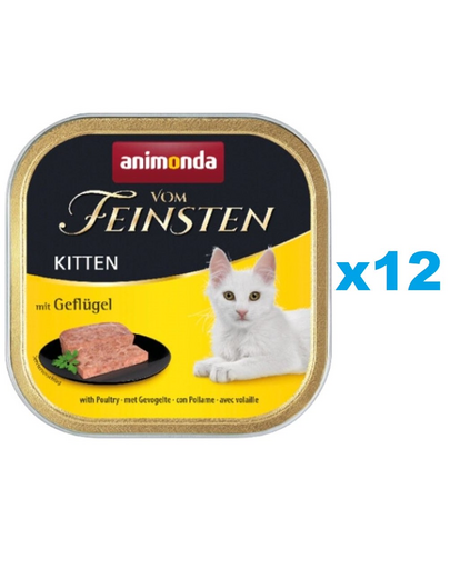 ANIMONDA Vom Feinsten Kitten Baromfival 12x100 g
