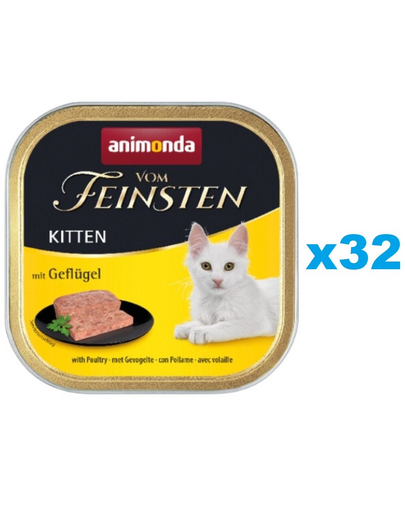 ANIMONDA Vom Feinsten Kitten Baromfival 32x100 g