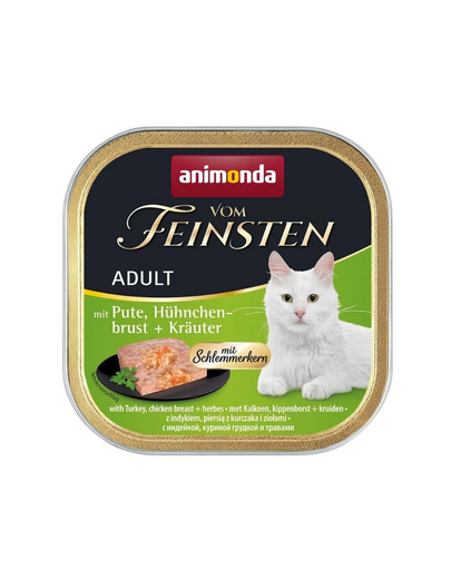 ANIMONDA Vom Feinsten Pate pulyka, csirke fűszerekkel 100 g
