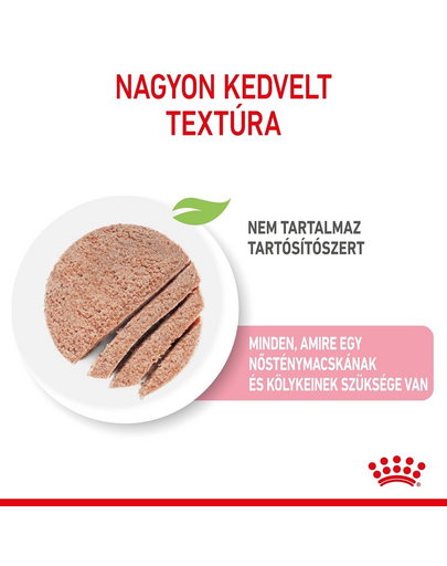 ROYAL CANIN BABYCAT INSTINCTIVE - kölyök macska pépes nedves táp 10 12x195g