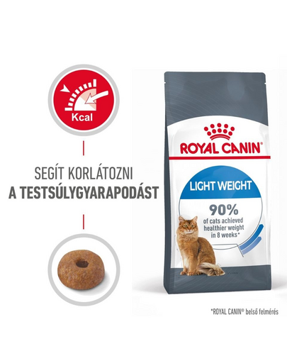 ROYAL CANIN LIGHT WEIGHT CARE - száraz táp felnőtt macskák részére az ideális testsúly eléréséért 8kg
