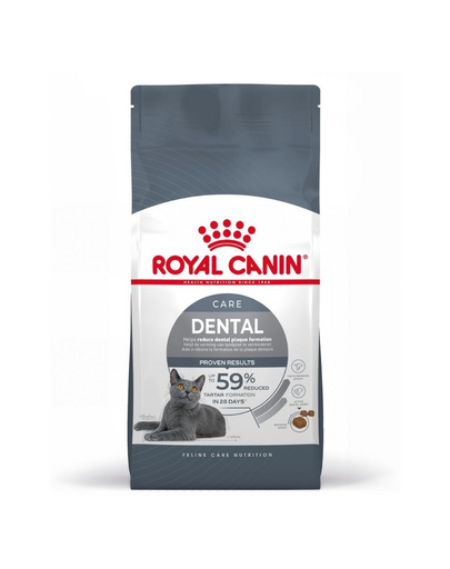 ROYAL CANIN DENTAL CARE 400g - száraz táp felnőtt macskák részére a fogkőképződés csökkentéséért
