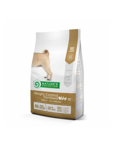 NATURES PROTECTION Weight Control Sterilised Poultry with Krill Adult All Breed Dog 4 kg