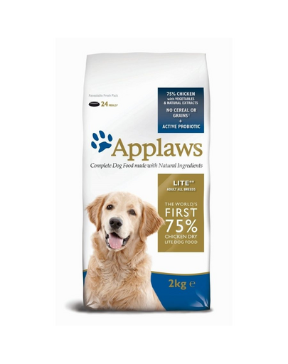 APPLAWS LITE Táp minden fajta, felnőtt kutyának csirke 7,5 kg