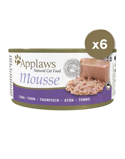 APPLAWS Cat Mousse Tin 6 x 70 g Tuna Tonhal