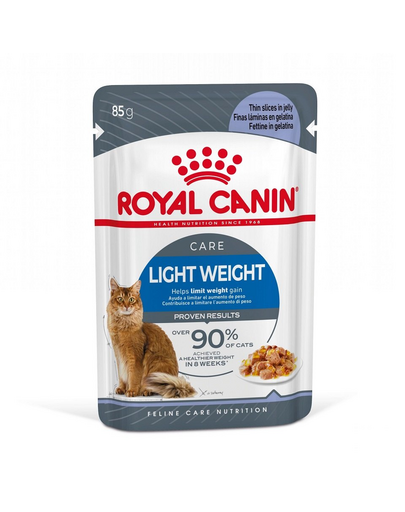 ROYAL CANIN LIGHT WEIGHT CARE JELLY 85g - szószos nedves táp felnőtt macskák részére az ideális testsúly eléréséért