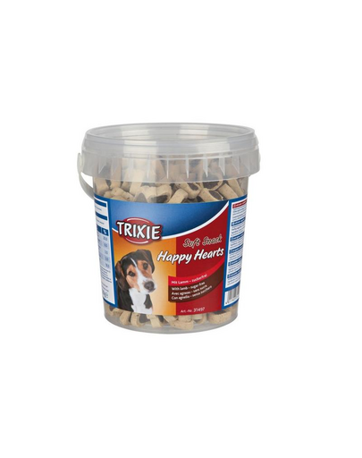 TRIXIE Puha jutalomfalatok kutyáknak happy hearts 500 g