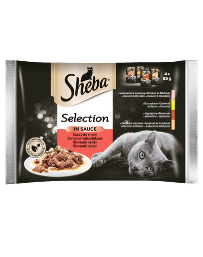 SHEBA Cuisine húsos válogatás 52 x 85 g