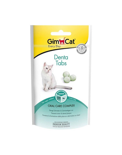 GIMCAT Every Day Tabs Denta 40 g szájhigiéniai kezelés macskáknak