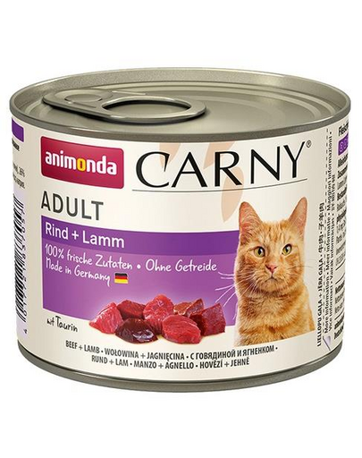 ANIMONDA Carny felnőtt macskaeledel 200g konzervdobozban