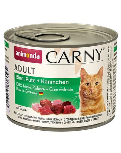 ANIMONDA Carny felnőtt macskaeledel 200g konzervdobozban