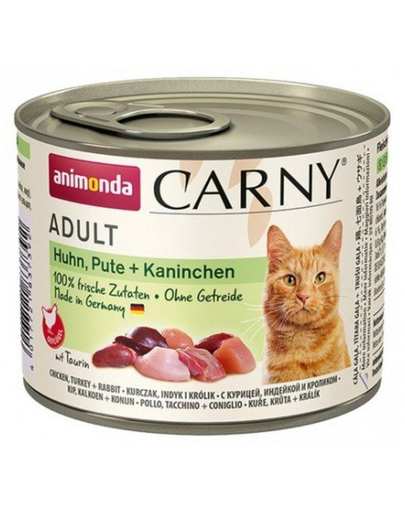 ANIMONDA Carny felnőtt macskaeledel 200g konzervdobozban