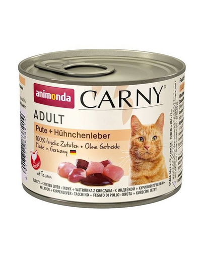 ANIMONDA Carny felnőtt macskaeledel 200g konzervdobozban
