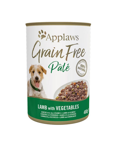 APPLAWS Grain Free Pate 6x400g bárányhús zöldséggel minden kutyának